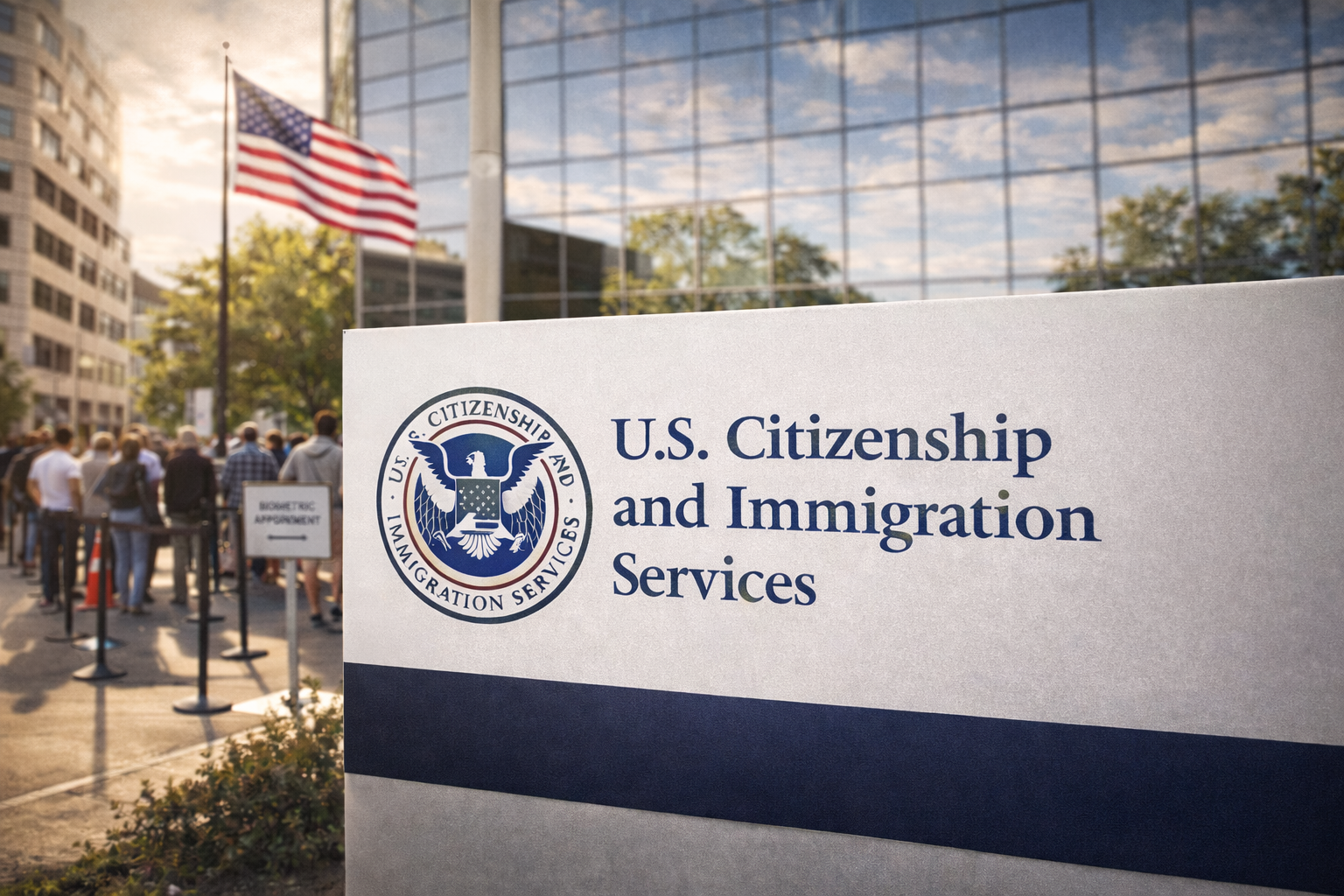 USCIS Biyometrik Randevu ve Ofis Görseli